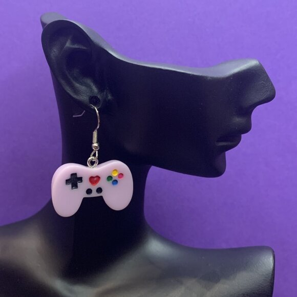 X Box Earrings, Gaming Earrings, Novelty Earrings, Gift Idea, Silly Earr… - Picture 2 of 4